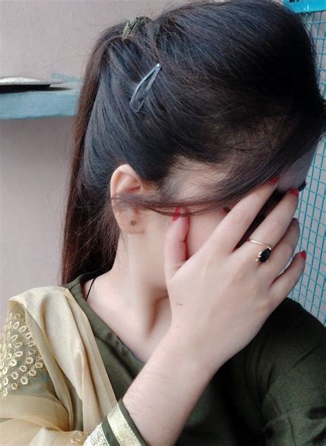 girls dp hide face